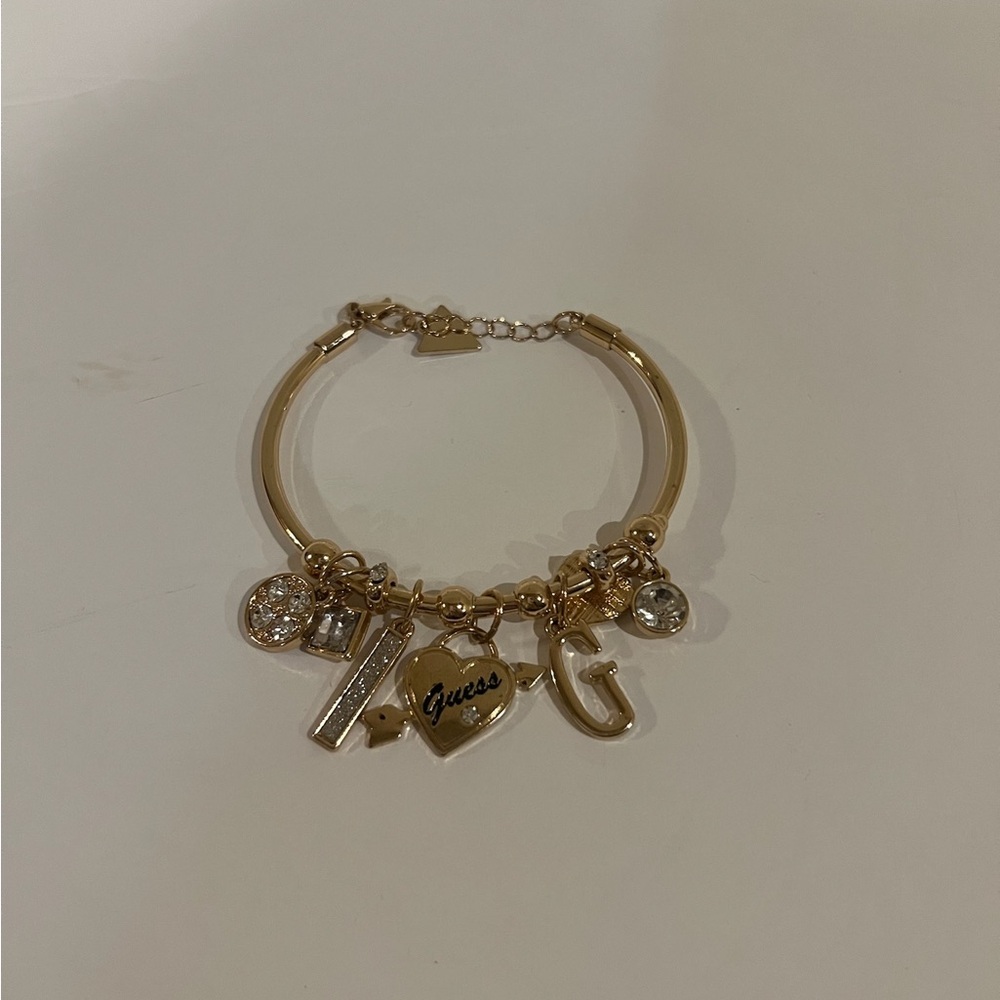 Guess Gold Charm Bracelet
